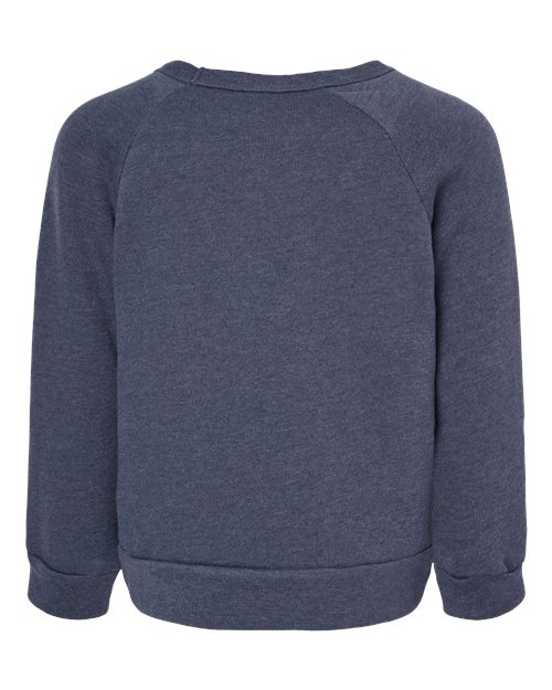 BELLA + CANVAS Toddler Sponge Fleece Raglan Crewneck Sweatshirt 3901T