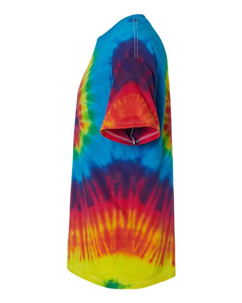 Colortone Unisex Multi-Color Tie-Dyed T-Shirt 1000 - Reactive Rainbow