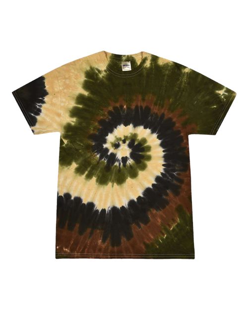 Colortone Youth Multi-Color Tie-Dyed T-Shirt 1000Y - Camo Swirl