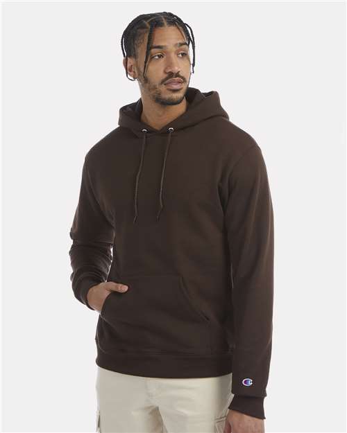 Champion Unisex Powerblend® Hooded Sweatshirt S700 - Chocolate Brown