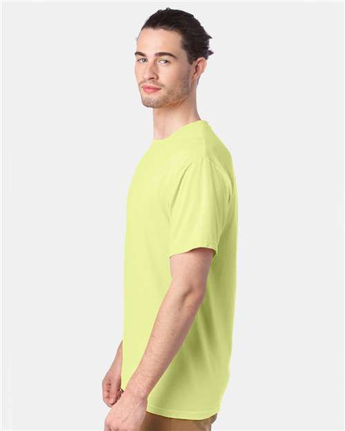 ComfortWash by Hanes Men's Garment-Dyed T-Shirt GDH100 - Chic Lime