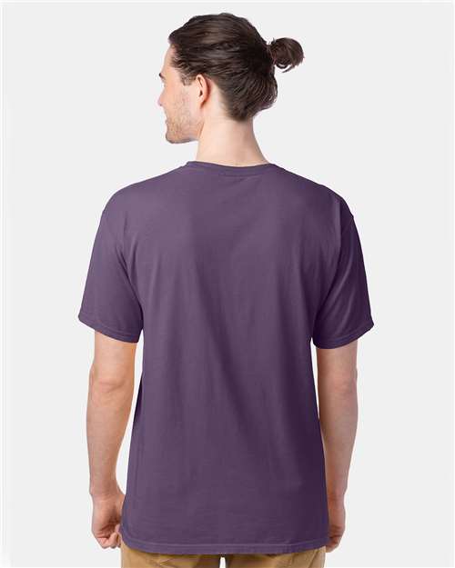 ComfortWash by Hanes Men's Garment-Dyed T-Shirt GDH100 - Grape Soda