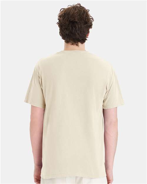 ComfortWash by Hanes Unisex Garment-Dyed Pocket T-Shirt GDH150 - Parchment