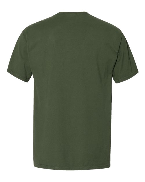 ComfortWash by Hanes Unisex Garment-Dyed Pocket T-Shirt GDH150 - Moss