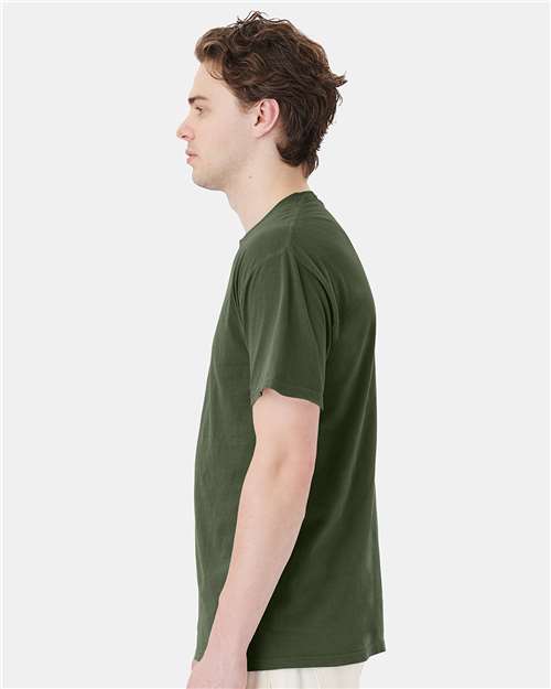 ComfortWash by Hanes Unisex Garment-Dyed Pocket T-Shirt GDH150 - Moss