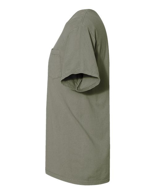 ComfortWash by Hanes Unisex Garment-Dyed Pocket T-Shirt GDH150 - Faded Fatigue