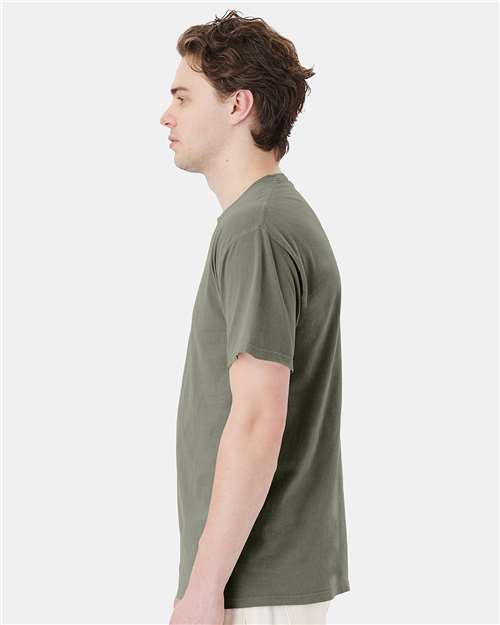 ComfortWash by Hanes Unisex Garment-Dyed Pocket T-Shirt GDH150 - Faded Fatigue