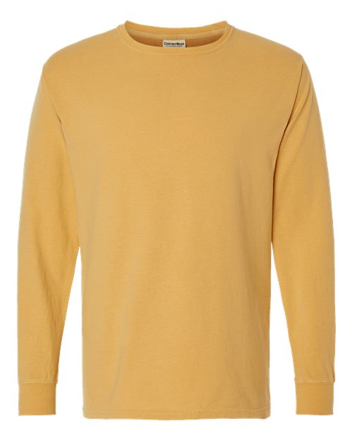 ComfortWash by Hanes Unisex Garment-Dyed Long Sleeve T-Shirt GDH200 - Artisan Gold
