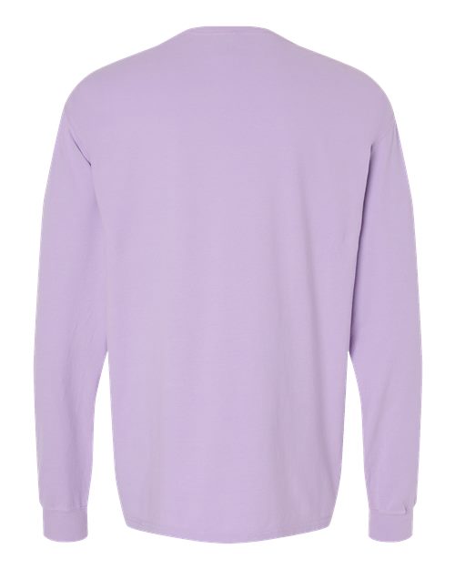 ComfortWash by Hanes Unisex Garment-Dyed Long Sleeve T-Shirt GDH200 - Future Lavender