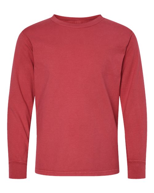 ComfortWash by Hanes Youth Garment-Dyed Long Sleeve T-Shirt GDH275
