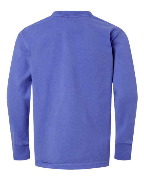 ComfortWash by Hanes Youth Garment-Dyed Long Sleeve T-Shirt GDH275