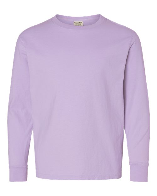 ComfortWash by Hanes Youth Garment-Dyed Long Sleeve T-Shirt GDH275