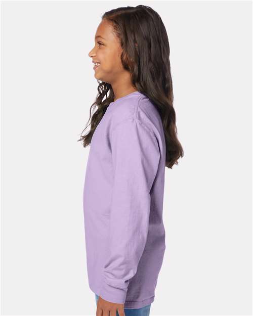 ComfortWash by Hanes Youth Garment-Dyed Long Sleeve T-Shirt GDH275
