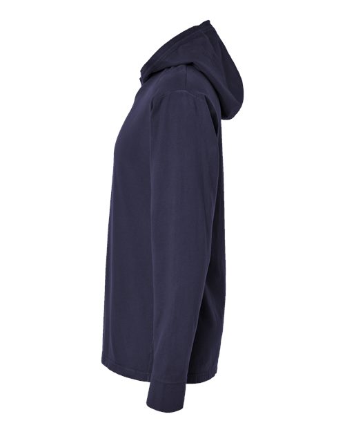 ComfortWash by Hanes Unisex Garment-Dyed Jersey Hooded Long Sleeve T-Shirt GDH280