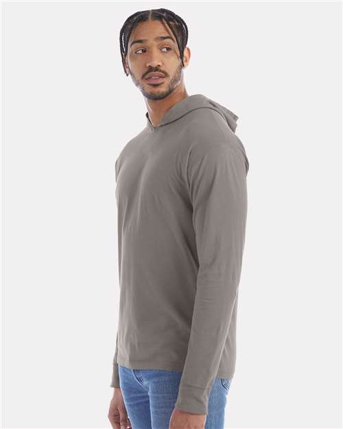 ComfortWash by Hanes Unisex Garment-Dyed Jersey Hooded Long Sleeve T-Shirt GDH280