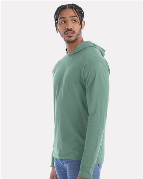 ComfortWash by Hanes Unisex Garment-Dyed Jersey Hooded Long Sleeve T-Shirt GDH280