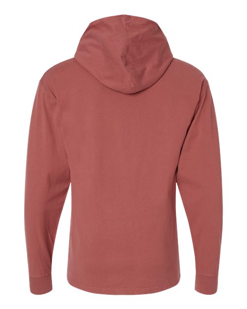 ComfortWash by Hanes Unisex Garment-Dyed Jersey Hooded Long Sleeve T-Shirt GDH280