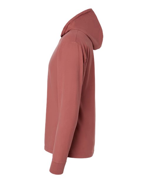 ComfortWash by Hanes Unisex Garment-Dyed Jersey Hooded Long Sleeve T-Shirt GDH280