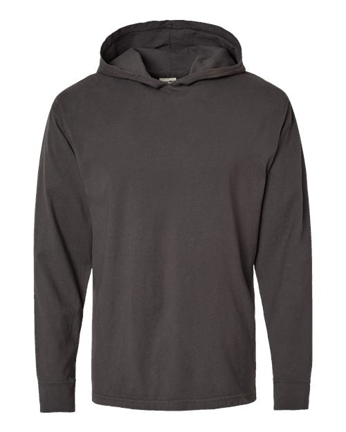 ComfortWash by Hanes Unisex Garment-Dyed Jersey Hooded Long Sleeve T-Shirt GDH280
