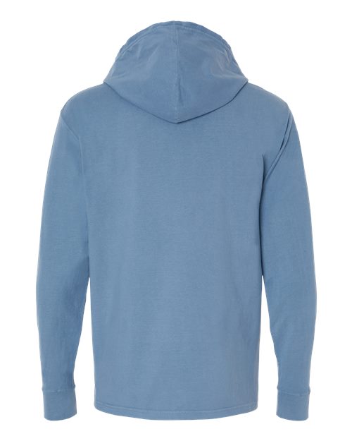 ComfortWash by Hanes Unisex Garment-Dyed Jersey Hooded Long Sleeve T-Shirt GDH280