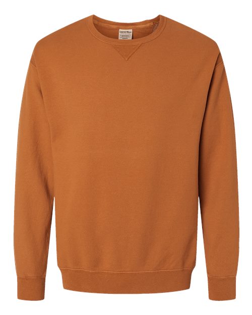 ComfortWash by Hanes Unisex Garment-Dyed Crewneck Sweatshirt GDH400 - Texas Orange