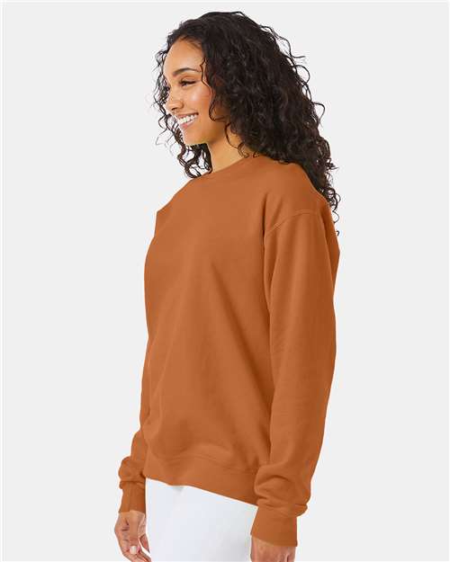 ComfortWash by Hanes Unisex Garment-Dyed Crewneck Sweatshirt GDH400 - Texas Orange