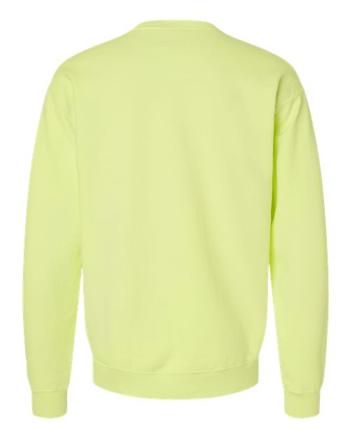 ComfortWash by Hanes Unisex Garment-Dyed Crewneck Sweatshirt GDH400 - Chic Lime