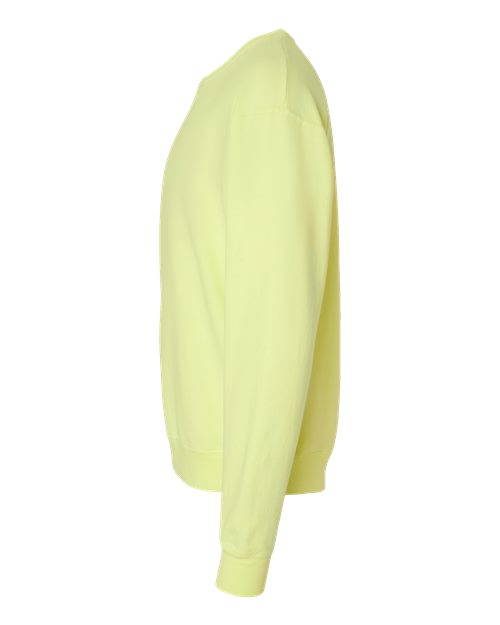 ComfortWash by Hanes Unisex Garment-Dyed Crewneck Sweatshirt GDH400 - Chic Lime