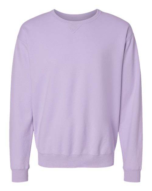 ComfortWash by Hanes Unisex Garment-Dyed Crewneck Sweatshirt GDH400 - Future Lavender