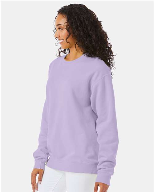 ComfortWash by Hanes Unisex Garment-Dyed Crewneck Sweatshirt GDH400 - Future Lavender