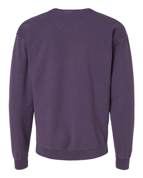 ComfortWash by Hanes Unisex Garment-Dyed Crewneck Sweatshirt GDH400 - Grape Soda