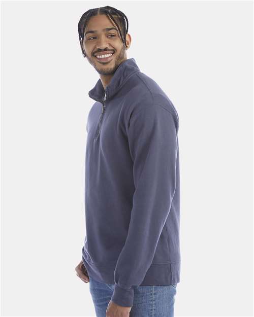 ComfortWash by Hanes Unisex Garment-Dyed Quarter-Zip Sweatshirt GDH425