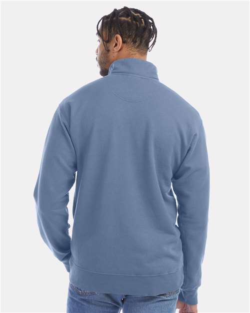 ComfortWash by Hanes Unisex Garment-Dyed Quarter-Zip Sweatshirt GDH425
