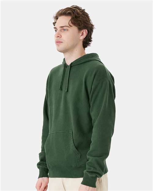 ComfortWash by Hanes Unisex Garment-Dyed Hooded Sweatshirt GDH450 - Field Green