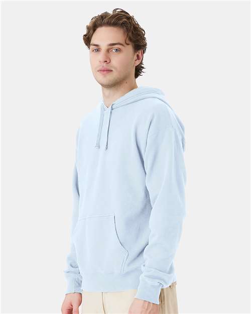 ComfortWash by Hanes Unisex Garment-Dyed Hooded Sweatshirt GDH450 - Soothing Blue