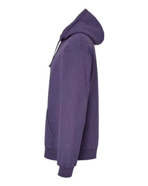 ComfortWash by Hanes Unisex Garment-Dyed Hooded Sweatshirt GDH450 - Grape Soda