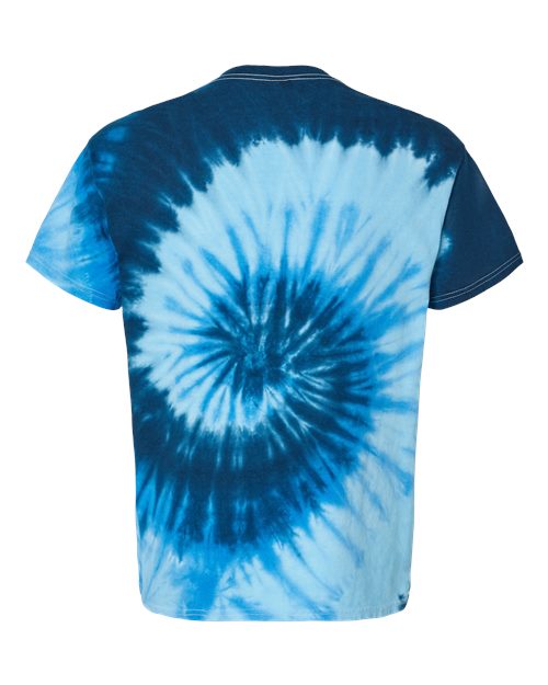 Colortone Unisex Multi-Color Tie-Dyed T-Shirt 1000 - Blue Ocean