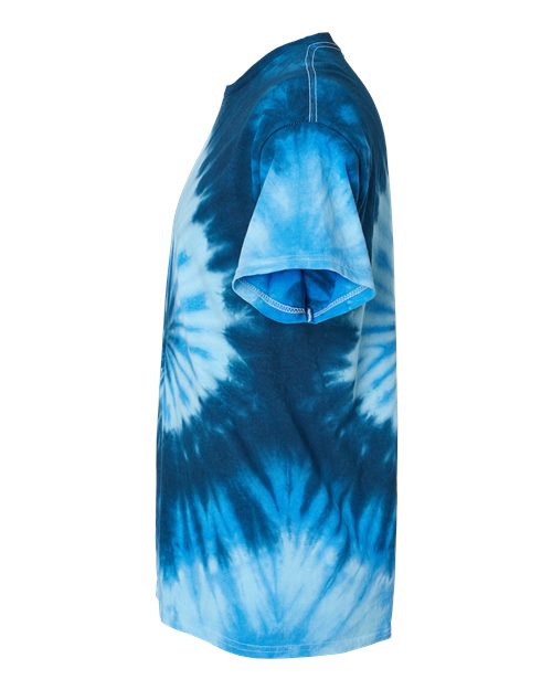 Colortone Unisex Multi-Color Tie-Dyed T-Shirt 1000 - Blue Ocean