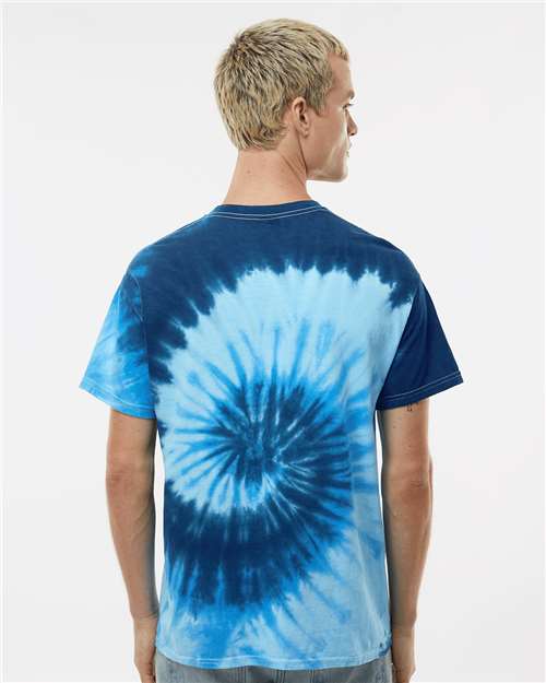 Colortone Unisex Multi-Color Tie-Dyed T-Shirt 1000 - Blue Ocean