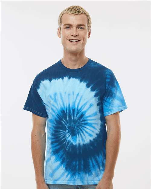 Colortone Unisex Multi-Color Tie-Dyed T-Shirt 1000 - Blue Ocean