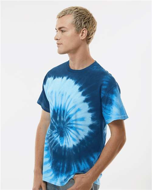 Colortone Unisex Multi-Color Tie-Dyed T-Shirt 1000 - Blue Ocean
