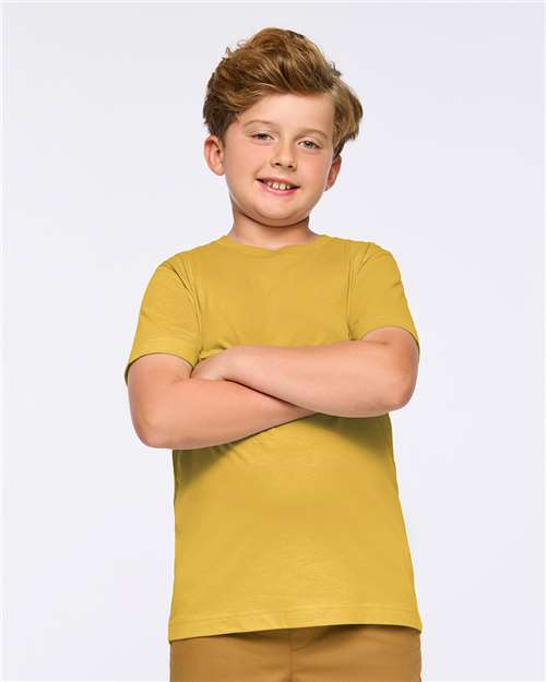 LAT Youth Fine Jersey Tee 6101 - Mustard