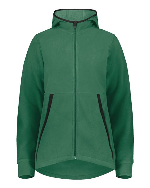 Augusta Sportswear Women's Eco Revive™ Polar Fleece Hooded Full-Zip Jacket 6860