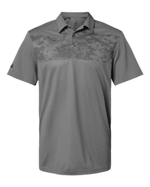 Adidas Men's Camo Chest Print Polo A585