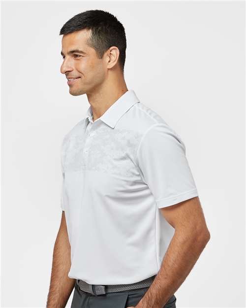 Adidas Men's Camo Chest Print Polo A585