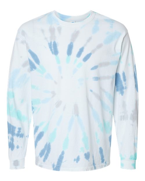 Colortone Unisex Tie-Dyed Long Sleeve T-Shirt 2000 - Glacier