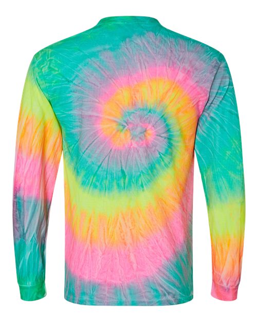 Colortone Unisex Tie-Dyed Long Sleeve T-Shirt 2000