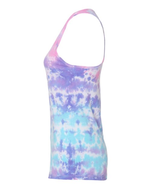 Colortone Women's Tie-Dyed Racerback Tank Top 3400