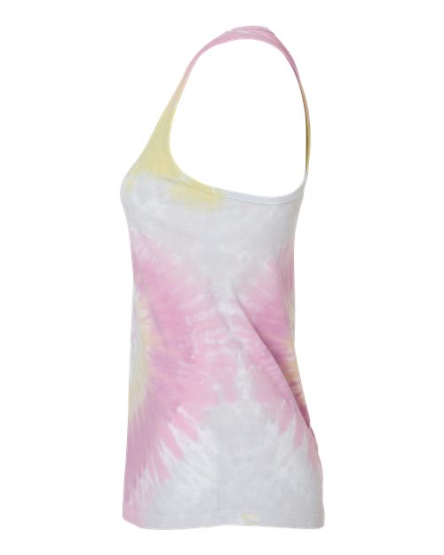 Colortone Women's Tie-Dyed Racerback Tank Top 3400