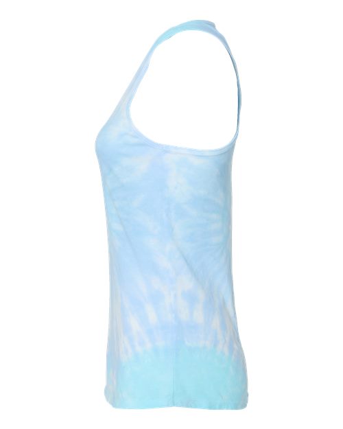 Colortone Women's Tie-Dyed Racerback Tank Top 3400